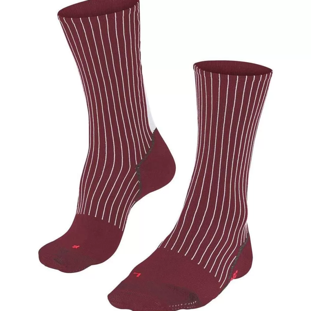 Falke Men's Socks^Red Bc Impulse Striped Socks