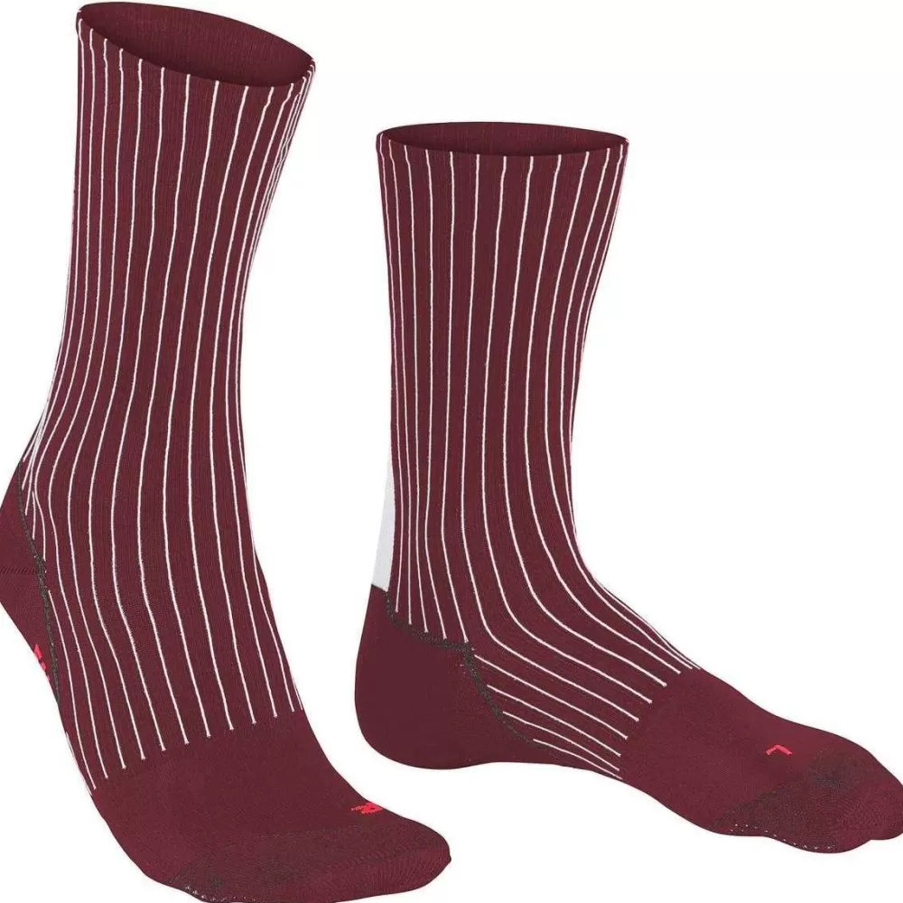 Falke Men's Socks^Red Bc Impulse Striped Socks