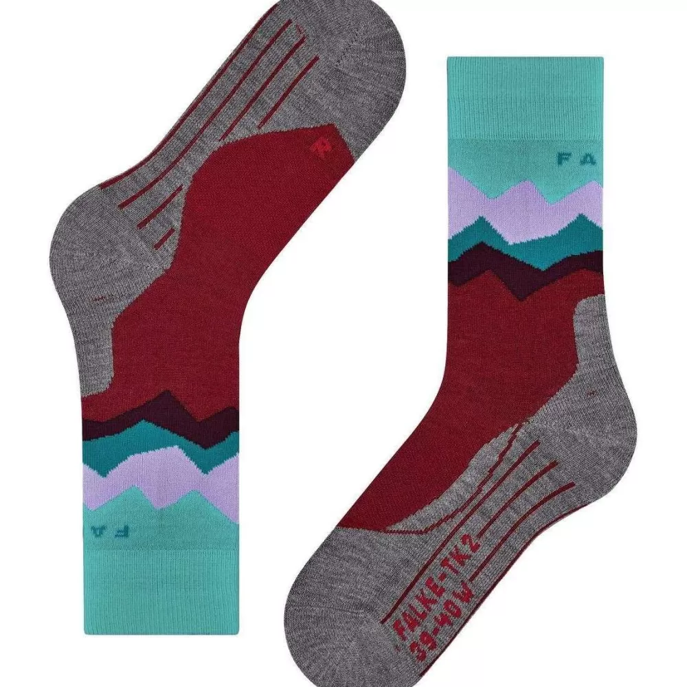 Falke Women's Socks^Red Capsule Trekking Tk2 Crest Socks