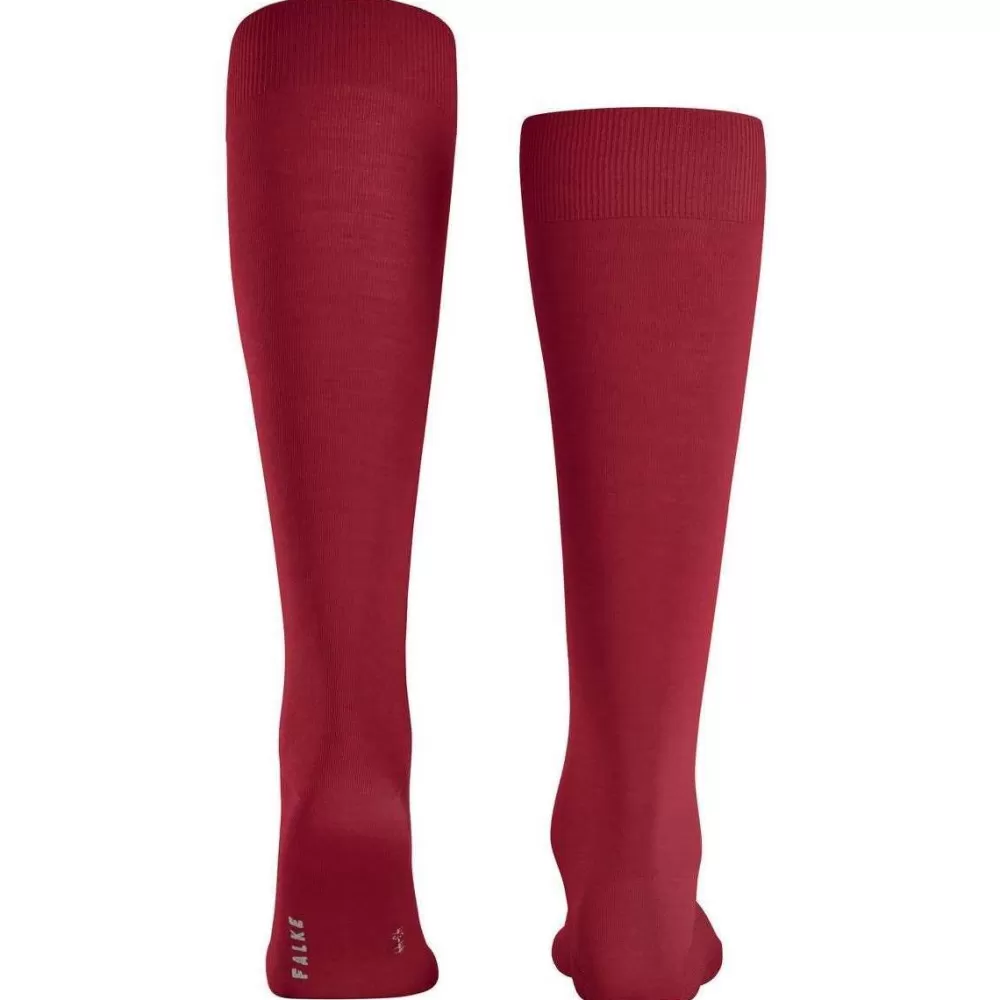 Falke Men's Socks^Red Climawool Knee High Socks