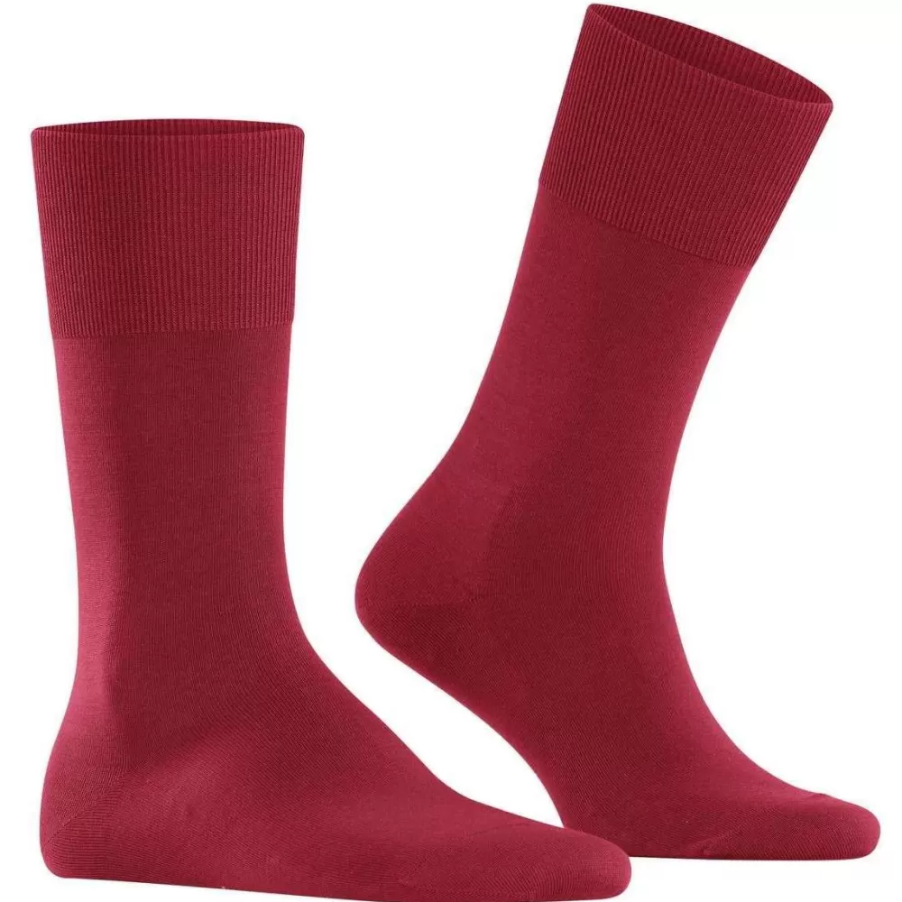 Falke Men's Socks^Red Climawool Socks