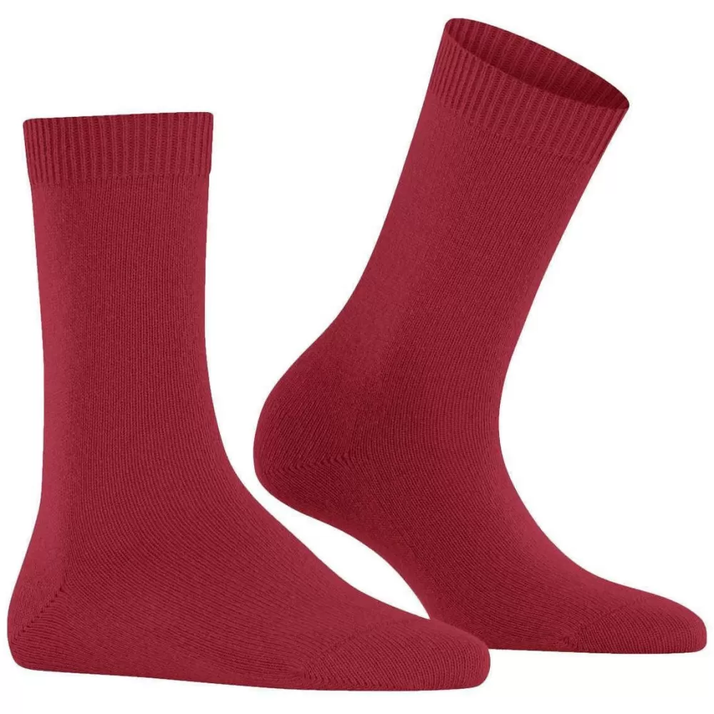 Falke Women's Socks^Red Cosy Wool Socks