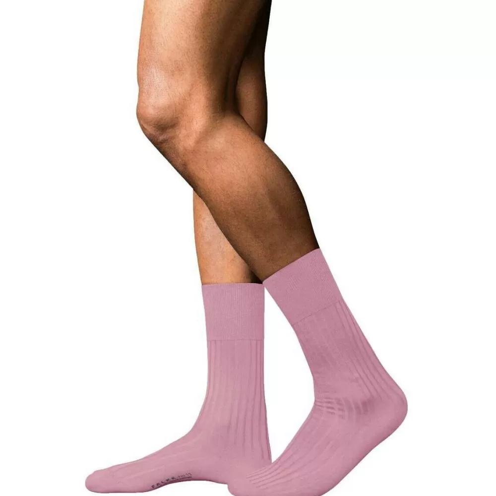Falke Men's Socks^Red No 13 Finest Piuma Cotton Socks