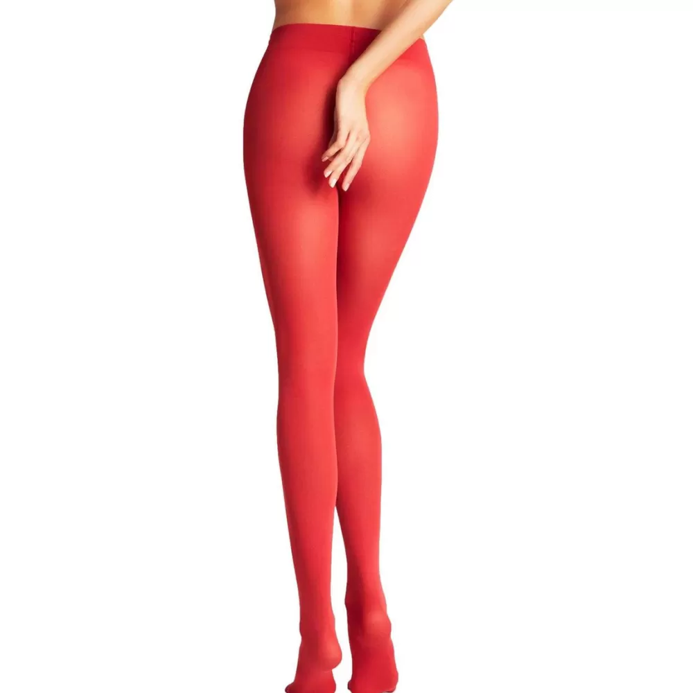 Falke Tights^Red Pure Matt 50 Deiner Tights