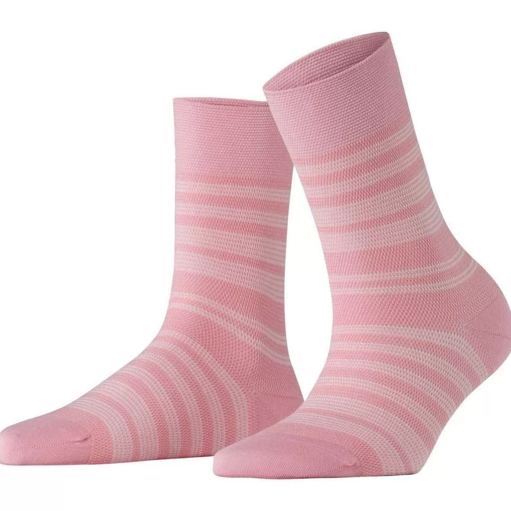 Falke Women's Socks^Red Sensitive Sunset Stripe Socks