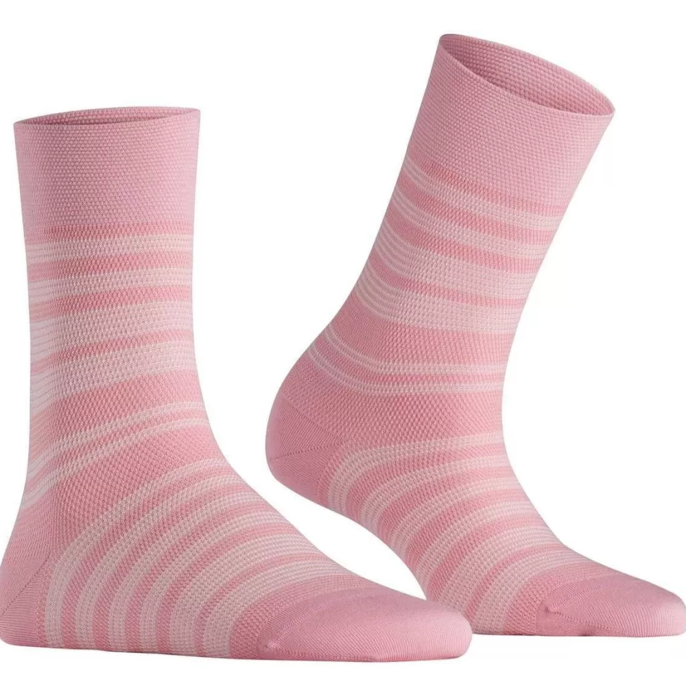 Falke Women's Socks^Red Sensitive Sunset Stripe Socks