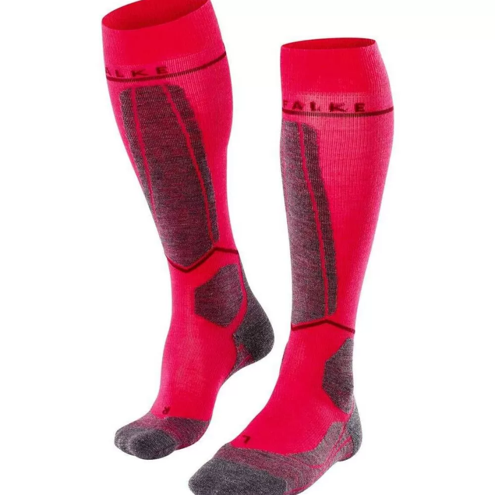Falke Women's Socks^Red Sk4 Advanced Energizing Compression Light Socks