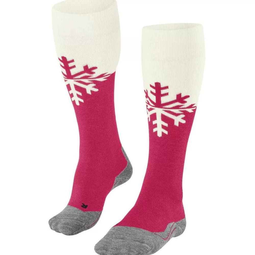 Falke Women's Socks^Red Sk2 Intermediate Skiing Knee High Socks