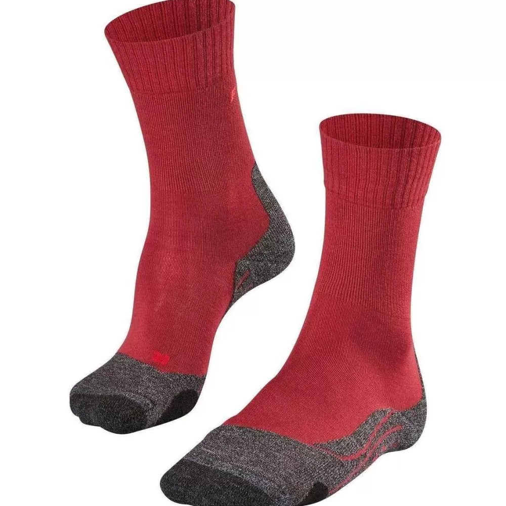Falke Women's Socks^Red Trekking 2 Medium Socks