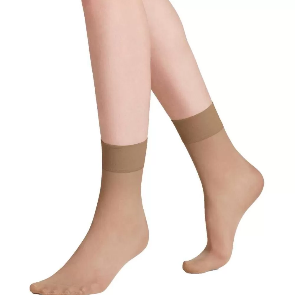 Falke Stockings^Tan Pure Matt 20 Denier Anklets