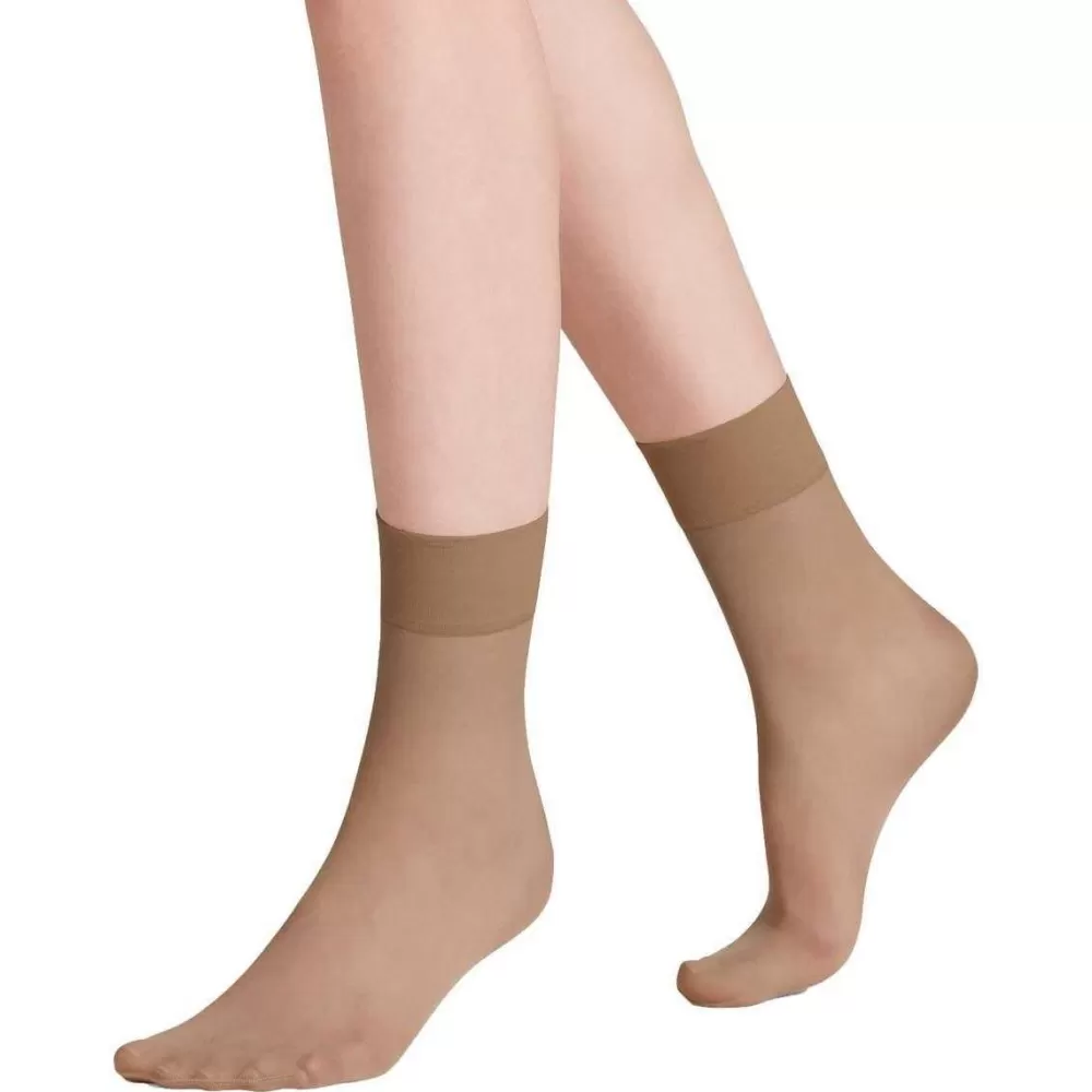 Falke Stockings^Tan Pure Matt 20 Denier Anklets