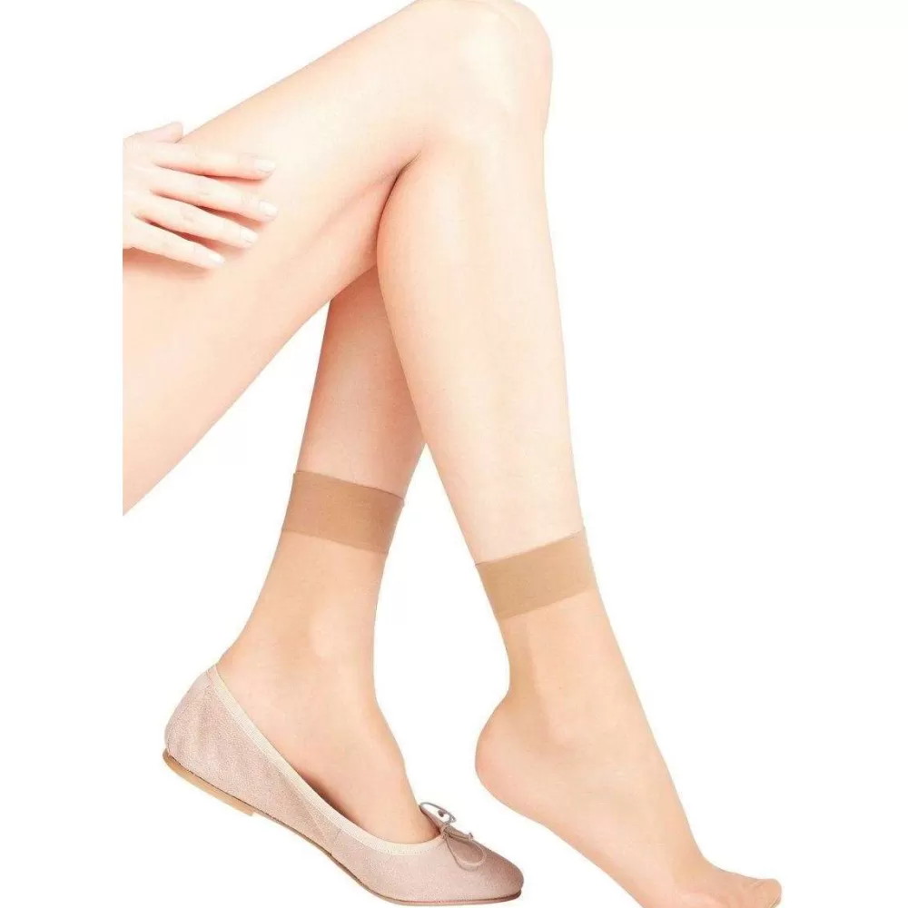 Falke Tights^Tan Seidenglatt 15 Den Anklet Tights