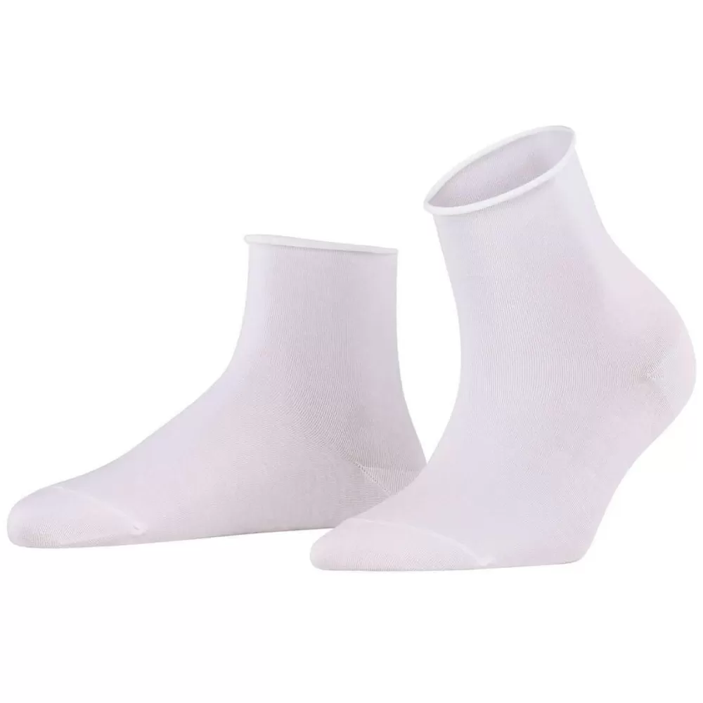 Falke Women's Socks^White Cotton Touch Short Socks