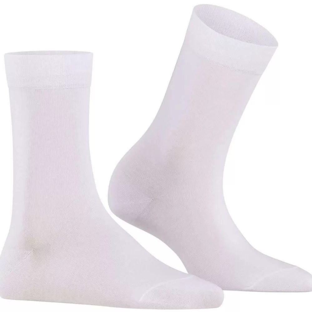 Falke Women's Socks^White Cotton Touch Socks