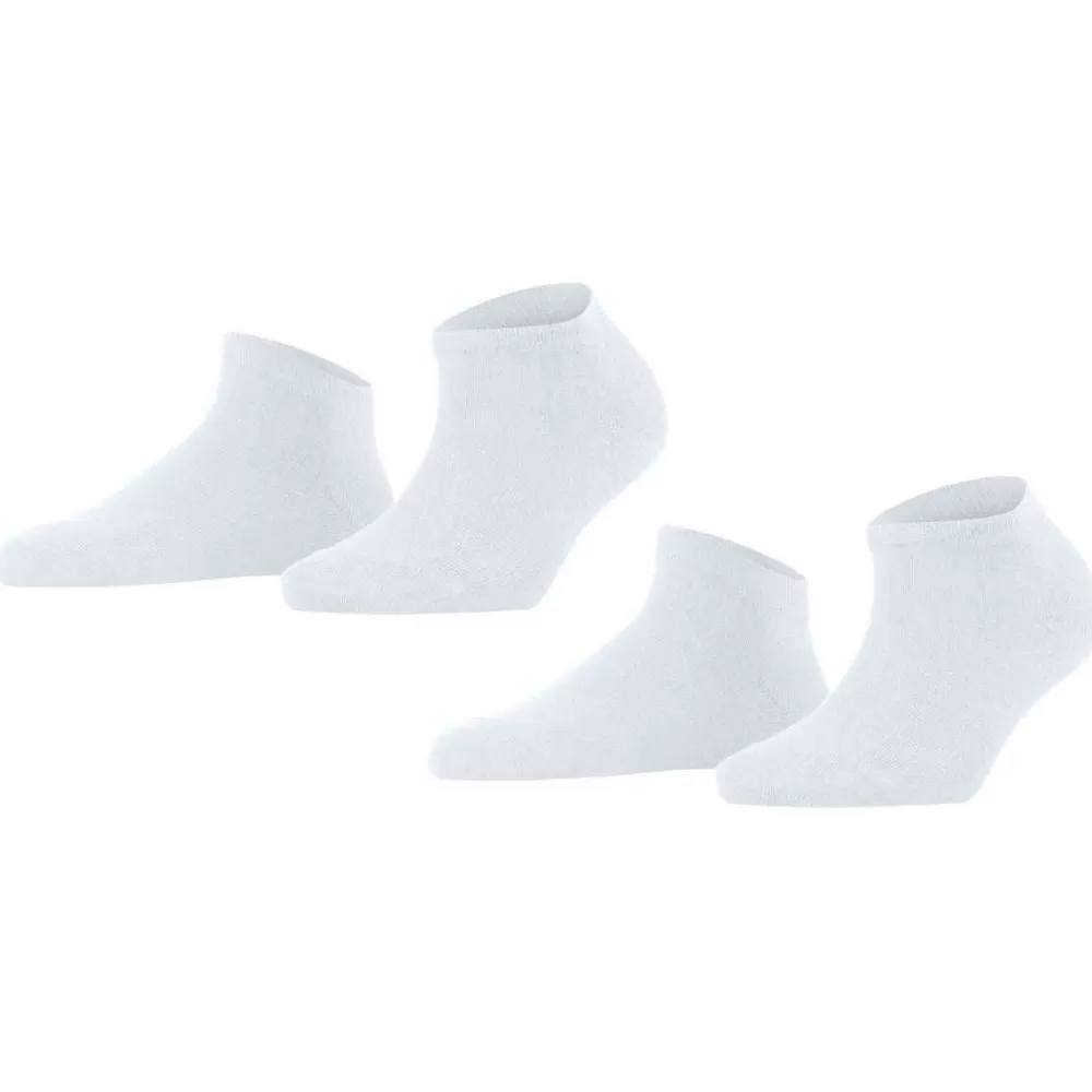 Falke Women's Socks^White Happy 2-Pack Sneaker Socks