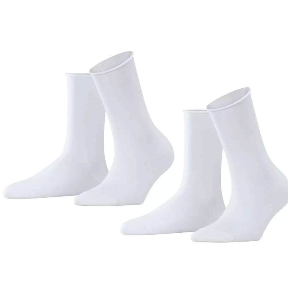 Falke Women's Socks^White Happy 2-Pack Socks