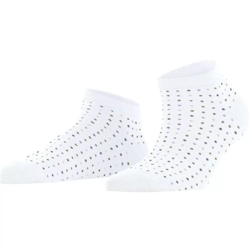 Falke Women's Socks^White Multispot Sneaker Socks