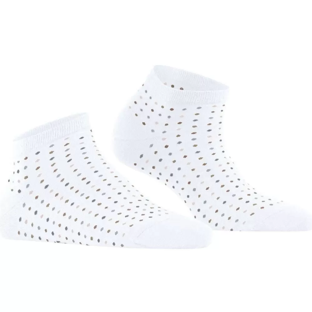 Falke Women's Socks^White Multispot Sneaker Socks