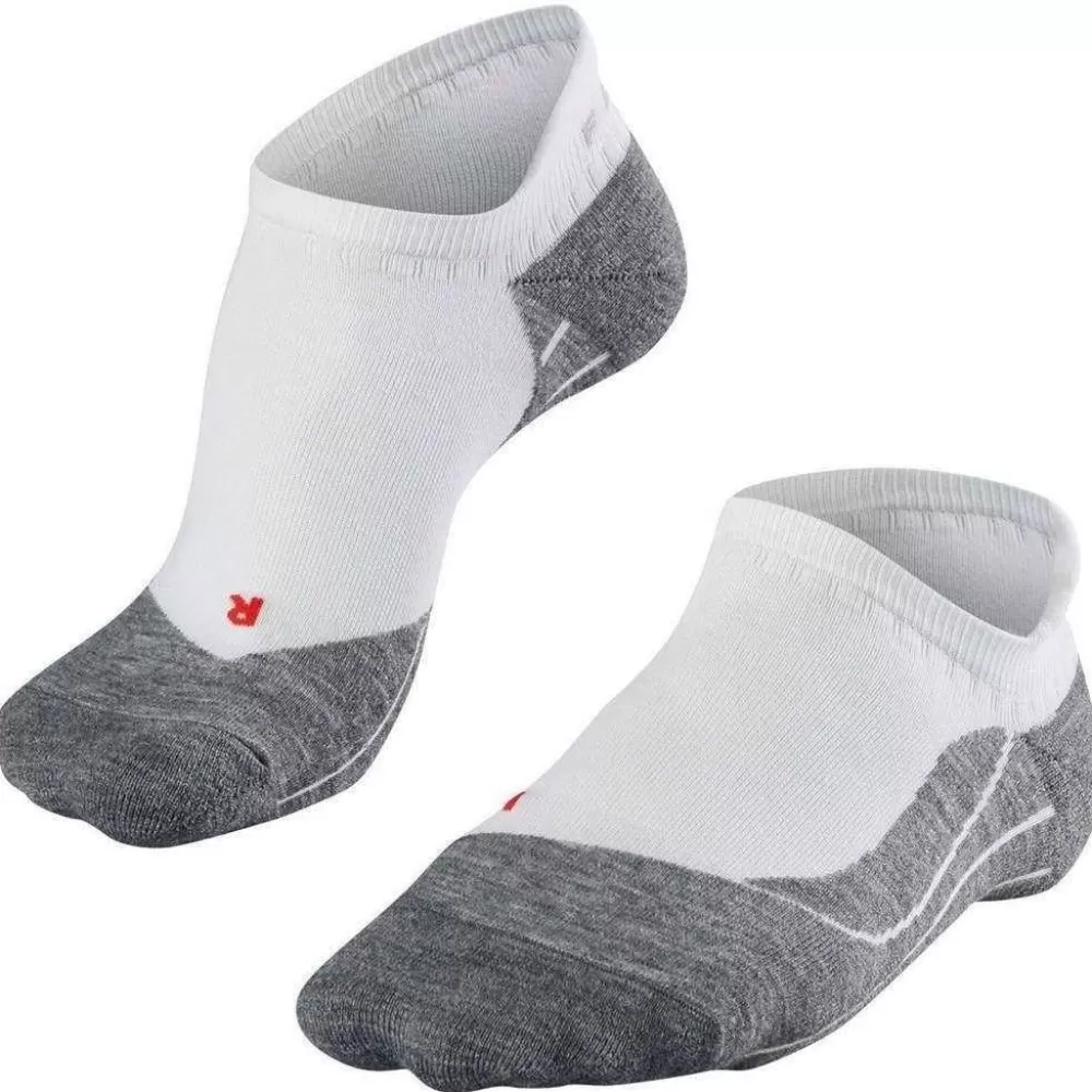 Falke Men's Socks^White Running 4 Medium Invisible No Show Socks