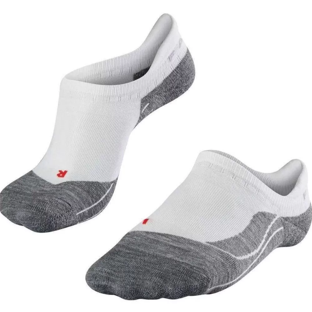 Falke Women's Socks^White Running 4 Medium Invisible No Show Socks