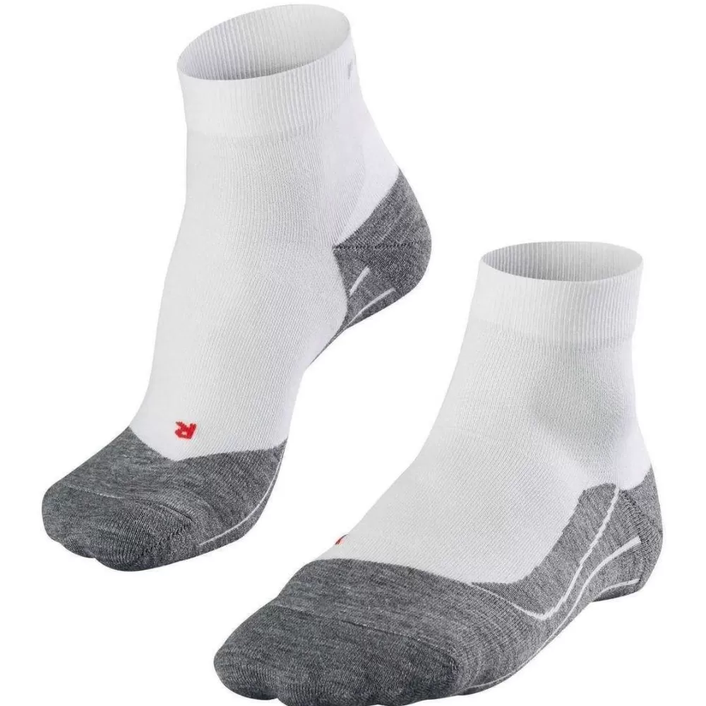 Falke Men's Socks^White Running 4 Medium Short Socks