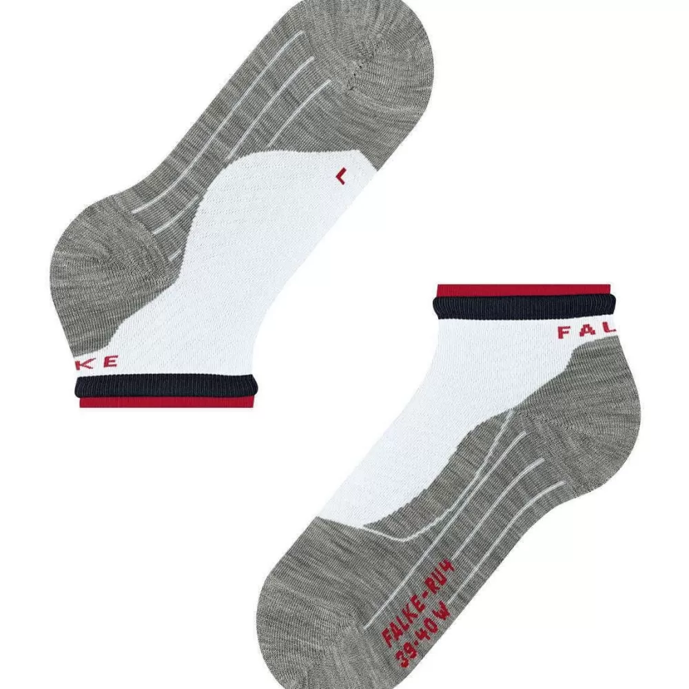 Falke Women's Socks^White Running 4 Short Bulges Sneaker Socks