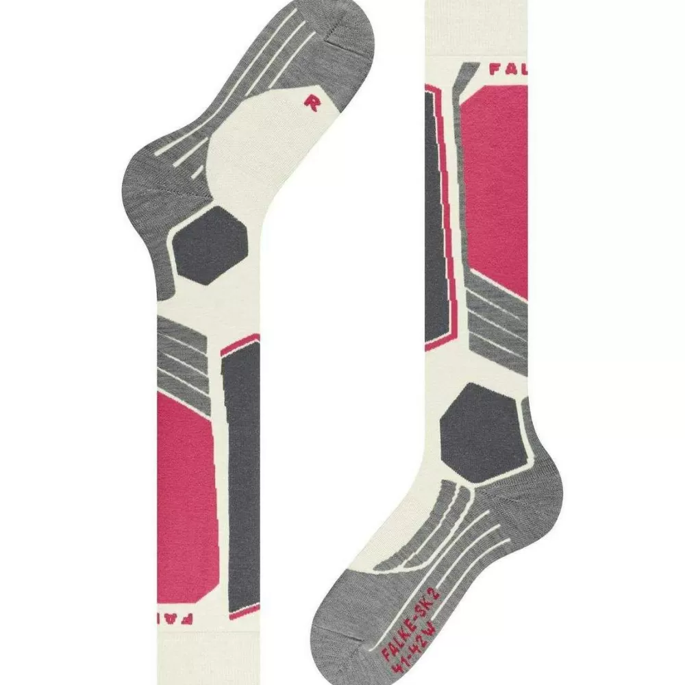 Falke Women's Socks^White Sk2 Intermediate Knee High Socks