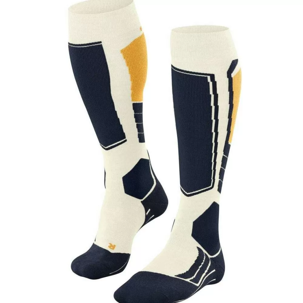 Falke Men's Socks^White Sk2 Intermediate Wool Knee High Socks