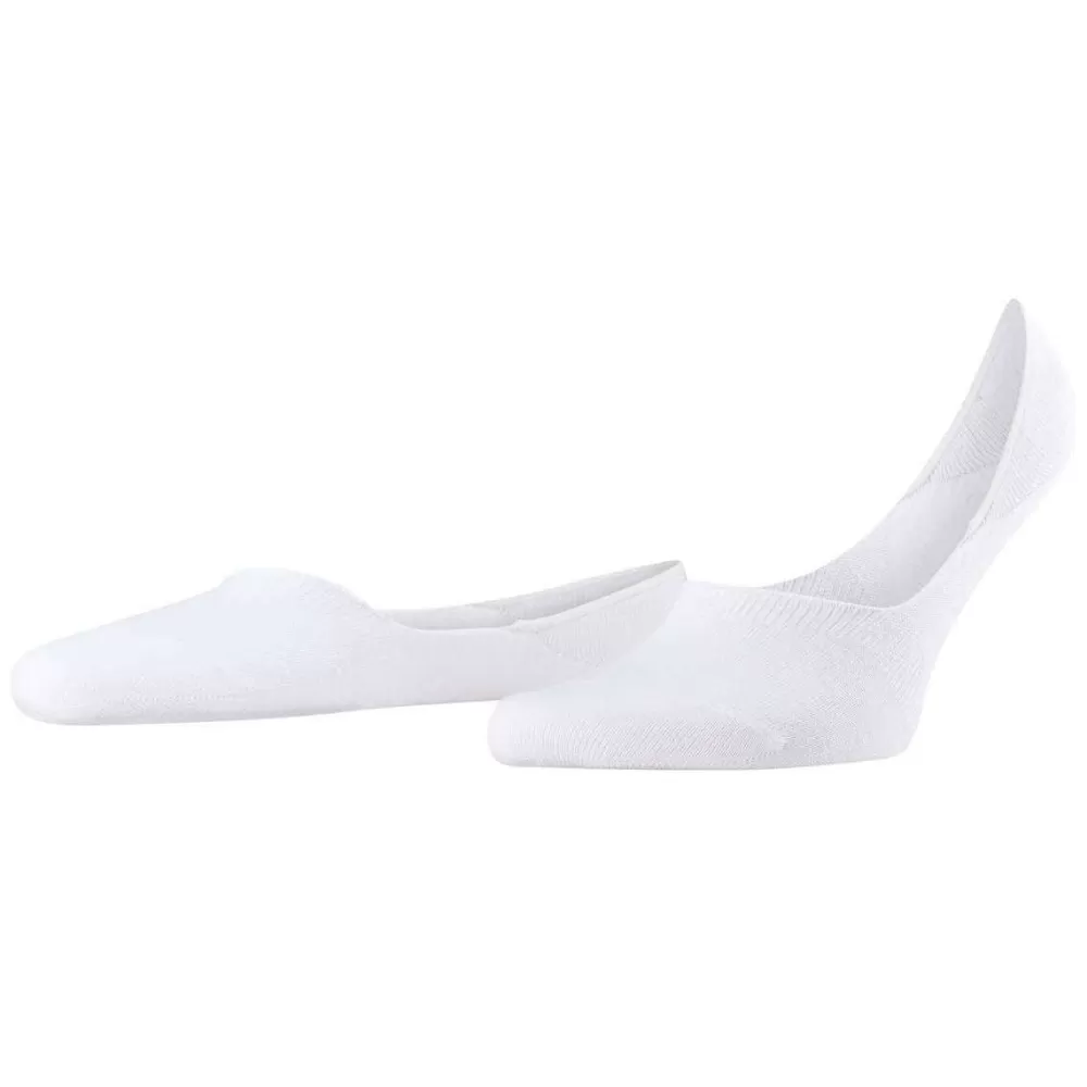 Falke Men's Socks^White Step Medium Cut No Show Socks