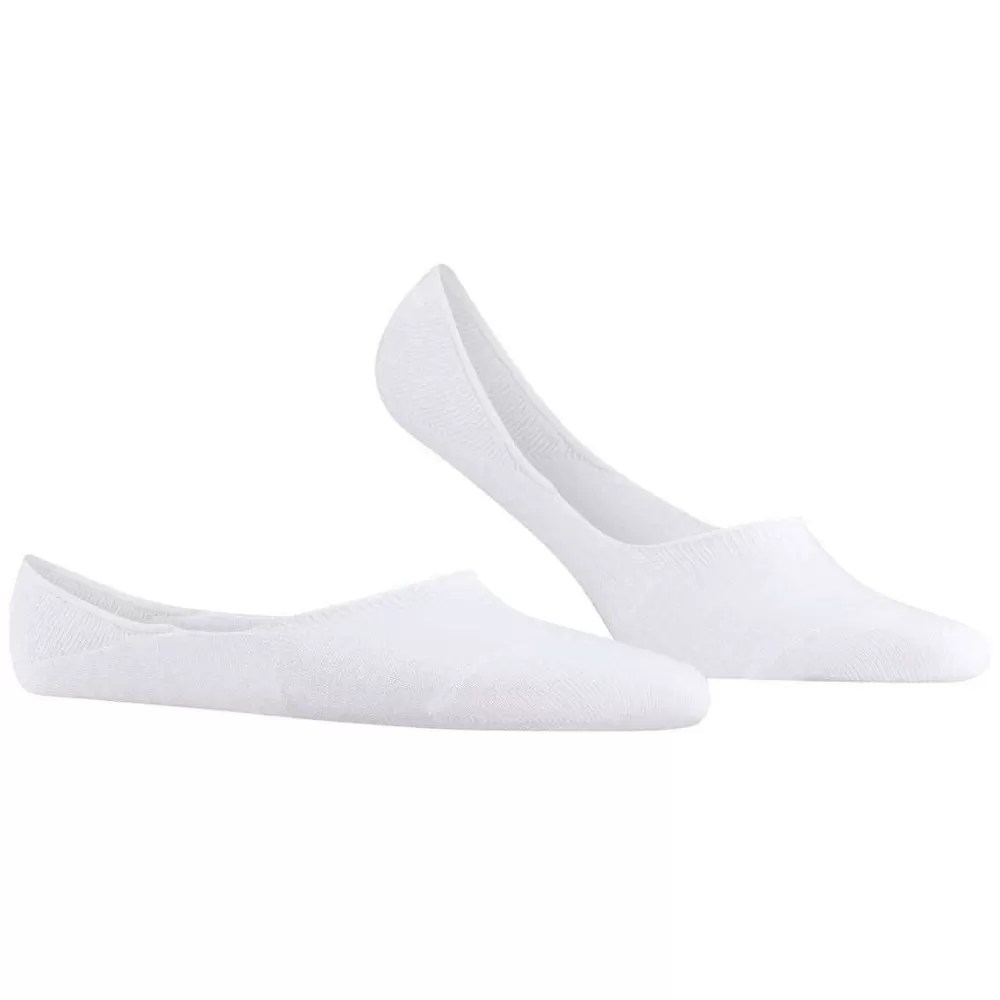 Falke Men's Socks^White Step Medium Cut No Show Socks