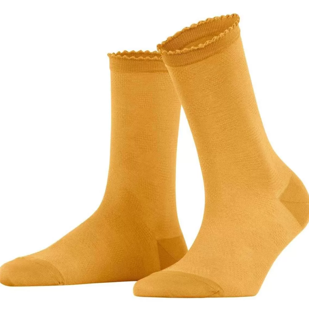 Falke Women's Socks^Yellow Bold Dot Socks