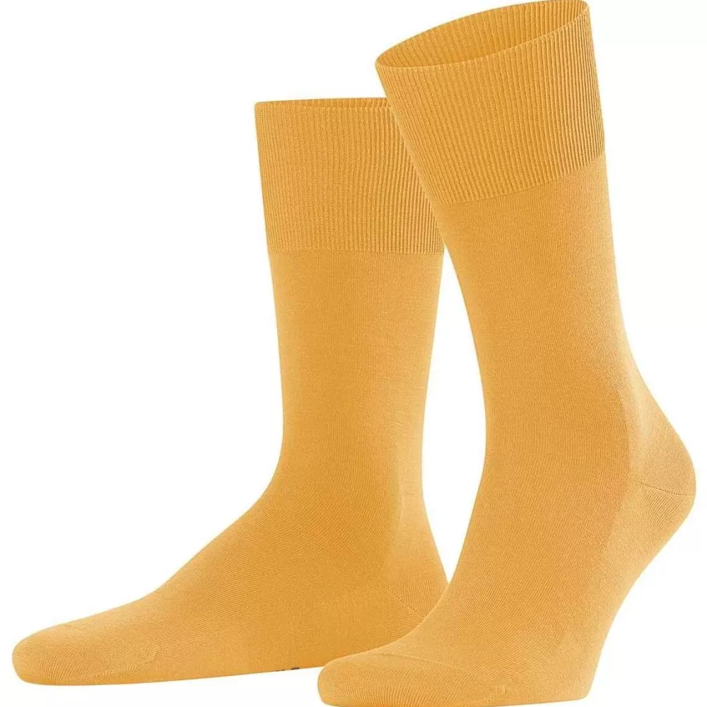 Falke Men's Socks^Yellow Climawool Socks