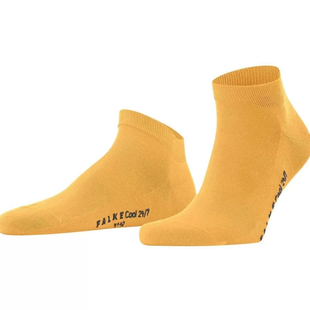 Falke Men's Socks^Yellow Cool 24/7 Sneaker Socks