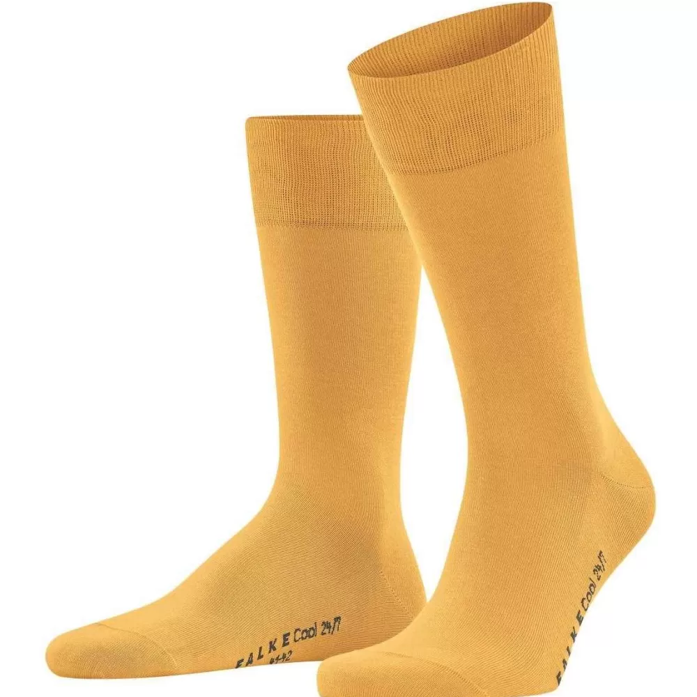 Falke Men's Socks^Yellow Cool 24/7 Socks