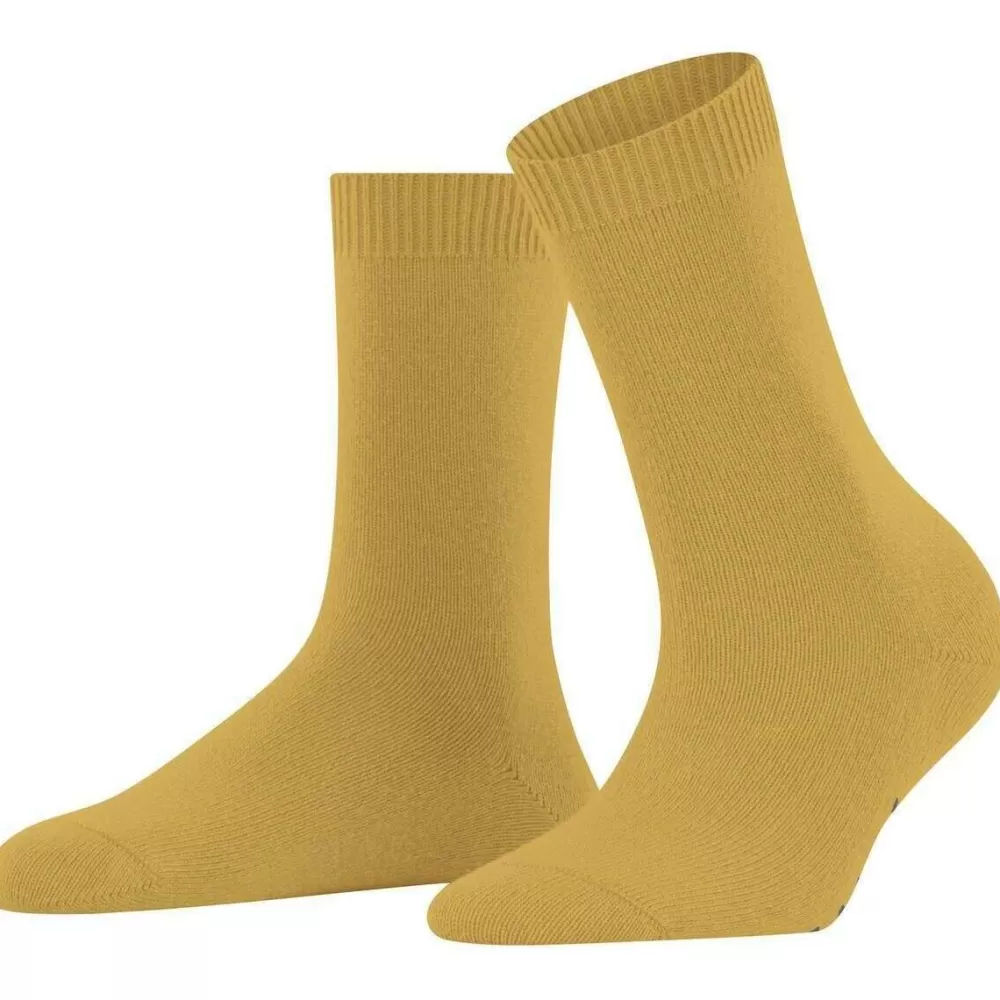 Falke Women's Socks^Yellow Cosy Wool Socks