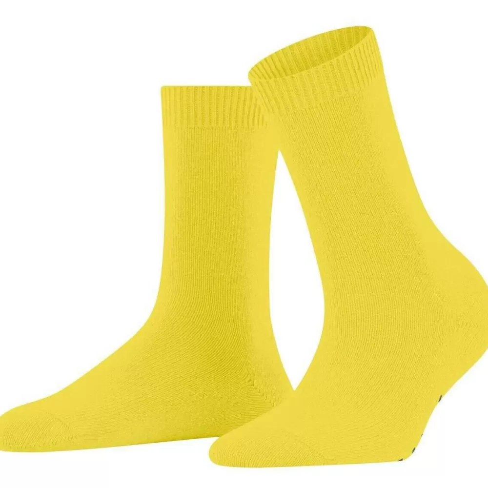 Falke Women's Socks^Yellow Cosy Wool Socks