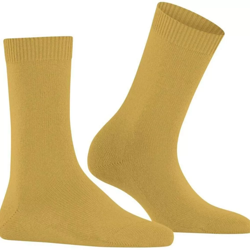Falke Women's Socks^Yellow Cosy Wool Socks