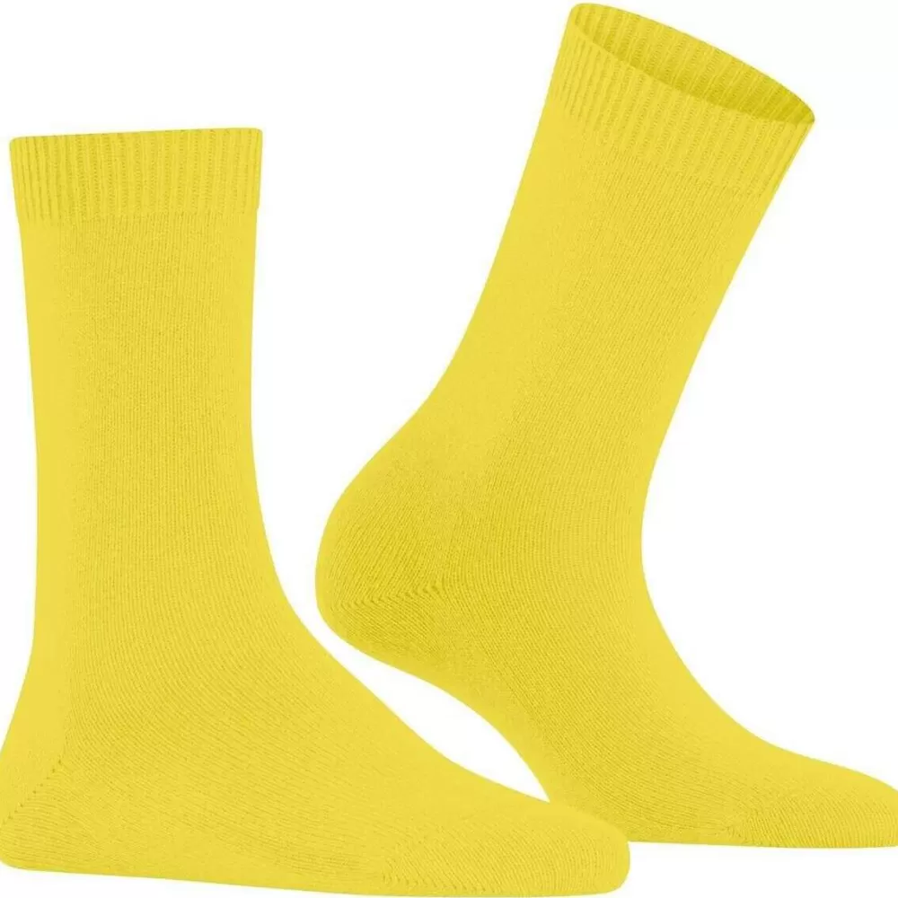 Falke Women's Socks^Yellow Cosy Wool Socks