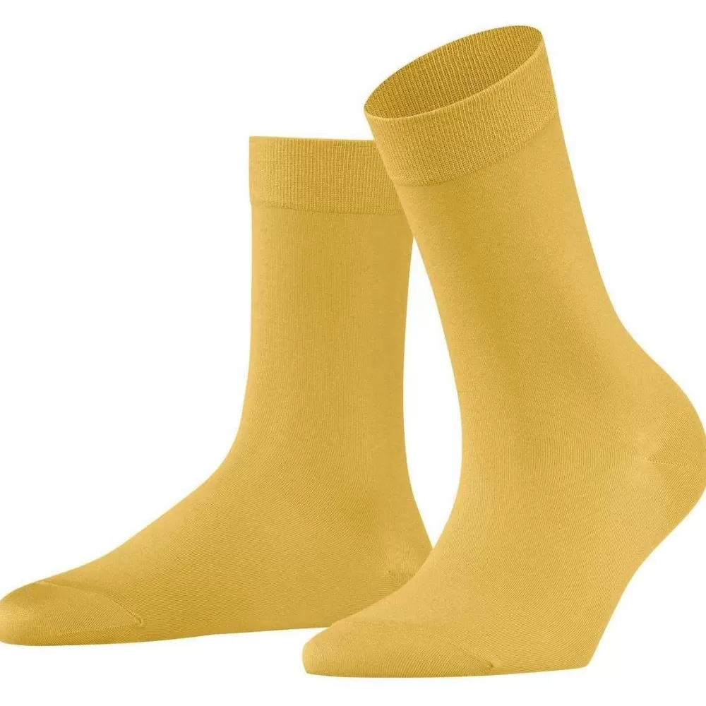 Falke Women's Socks^Yellow Cotton Touch Socks