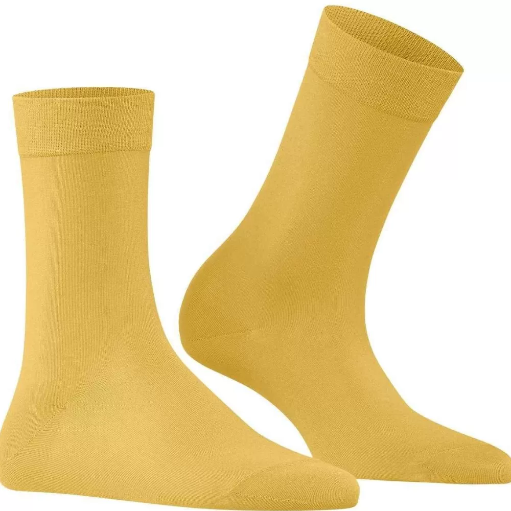 Falke Women's Socks^Yellow Cotton Touch Socks