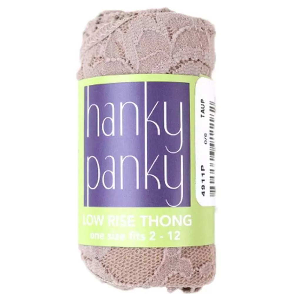 Hanky Panky Women's Underwear^Beige Signature Lace Low Rise Thong