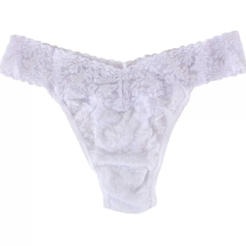Hanky Panky Women's Underwear^Black Signature Lace 3 Pack Original Rise Thong