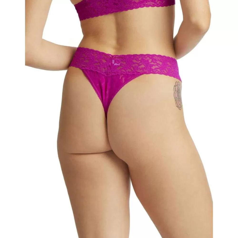Hanky Panky Women's Underwear^Pink Signature Lace Original Rise Thong