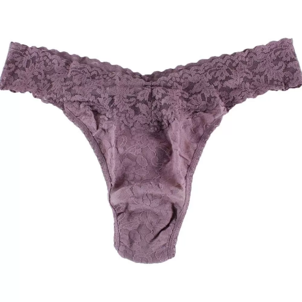Hanky Panky Women's Underwear^Purple Signature Lace Original Rise Thong