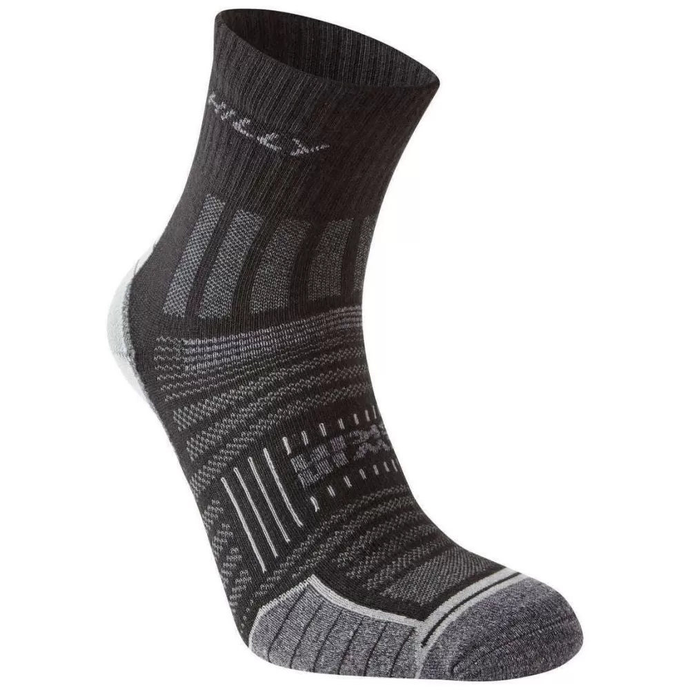 Hilly Men's Socks^Black Twin Skin Anklet Socks