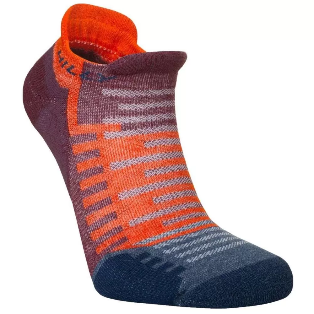 Hilly Men's Socks^Burgundy Active Socklet Min Socks