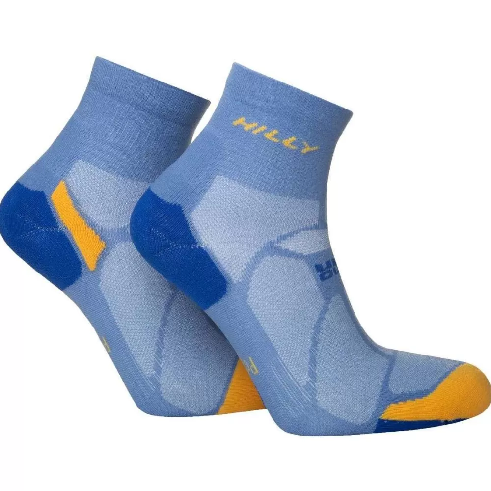 Hilly Men's Socks^Green Marathon Fresh Anklet Min Socks