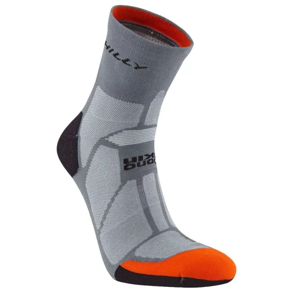 Hilly Men's Socks^Grey Marathon Fresh Anklet Min Socks
