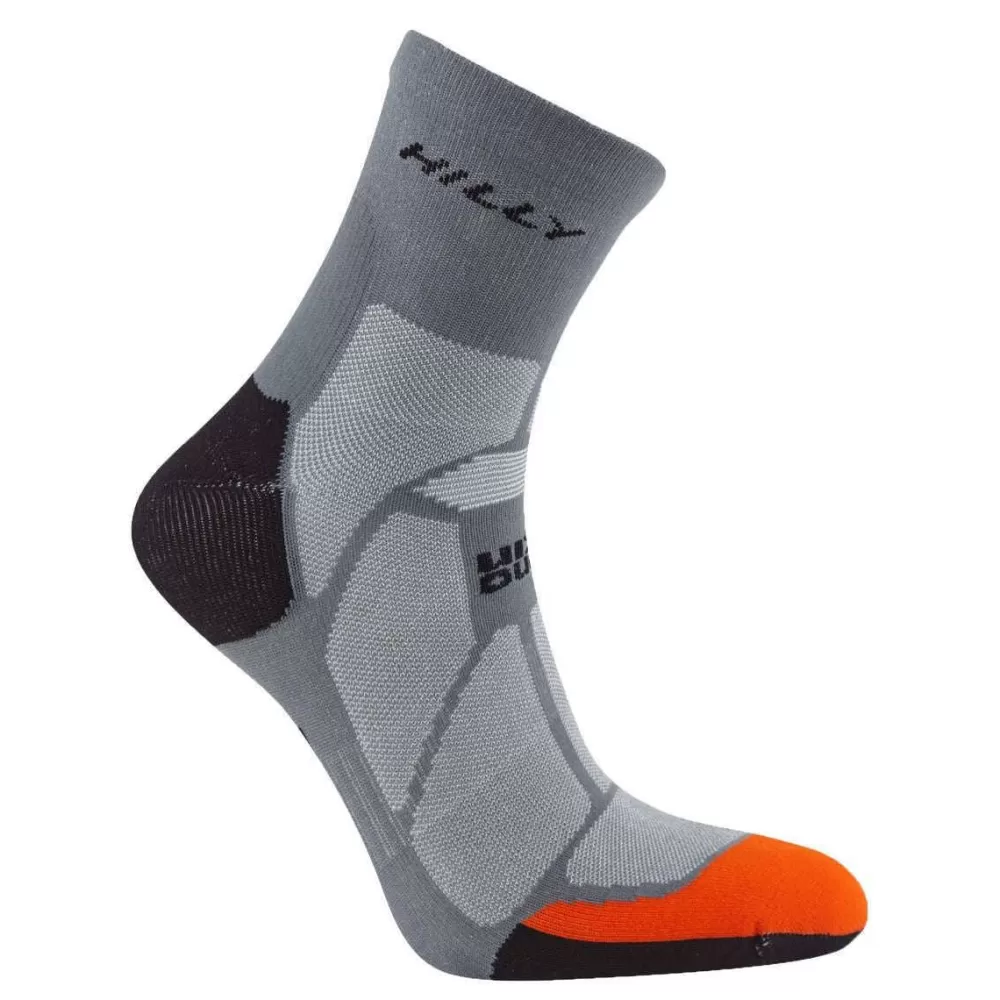 Hilly Men's Socks^Grey Marathon Fresh Anklet Min Socks