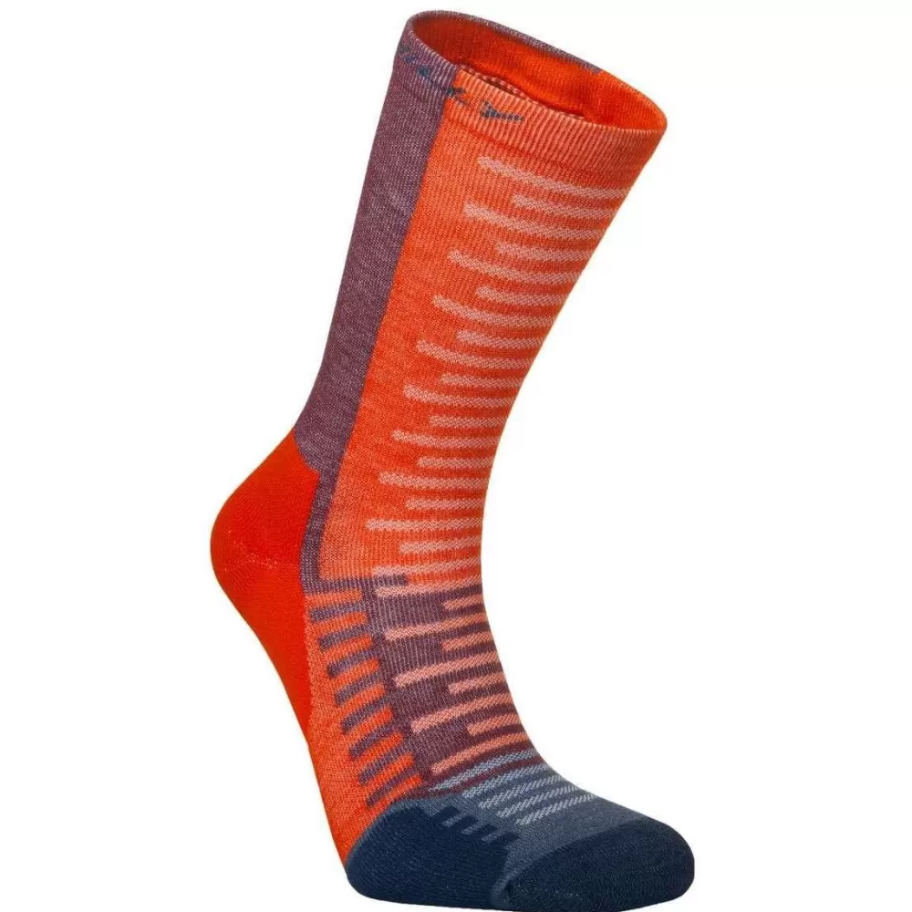 Hilly Men's Socks^Orange Active Crew Min Socks